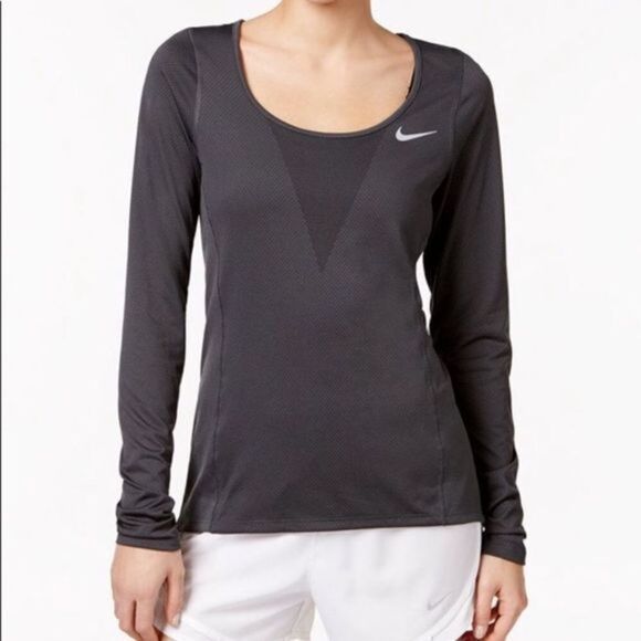 Nike Long Sleeve Running Top - Picture 2 of 9
